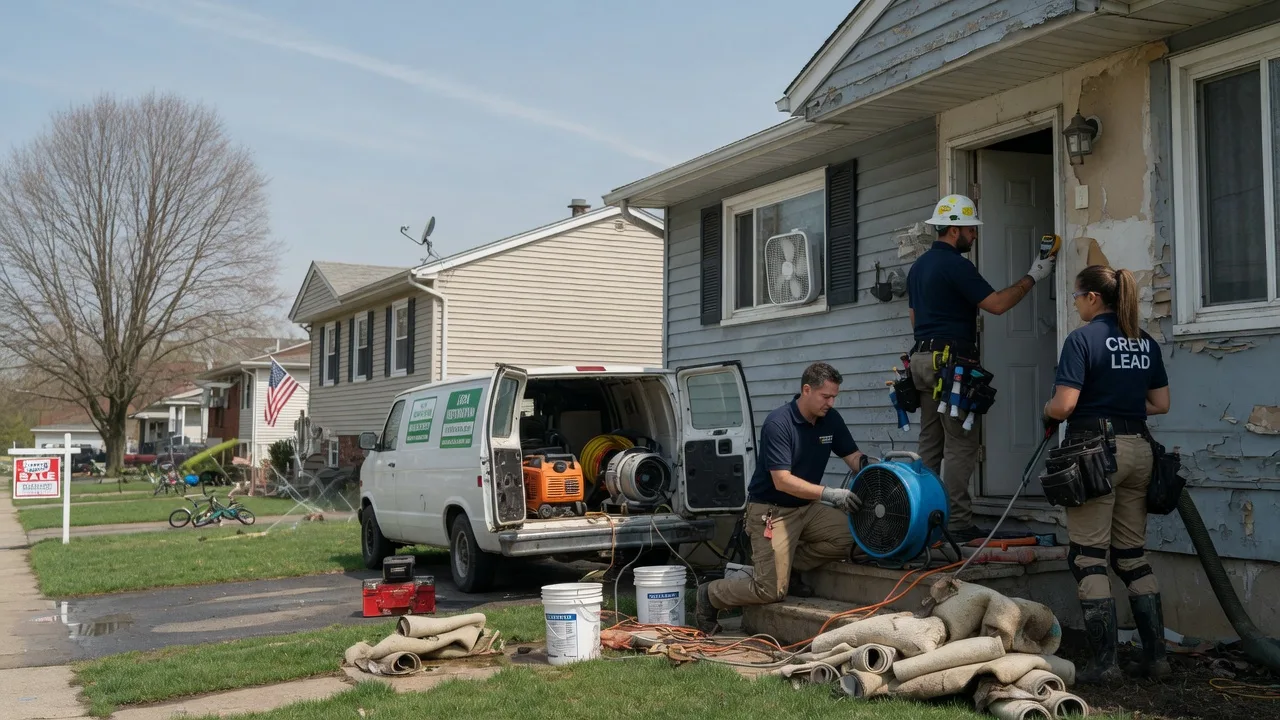 Flood Cleanup in Rootstown, OH near me