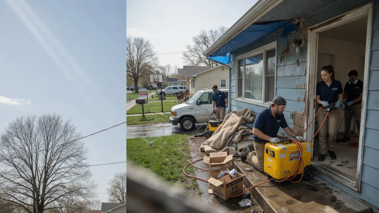 Basement Flood Cleanup in Rootstown, OH near me